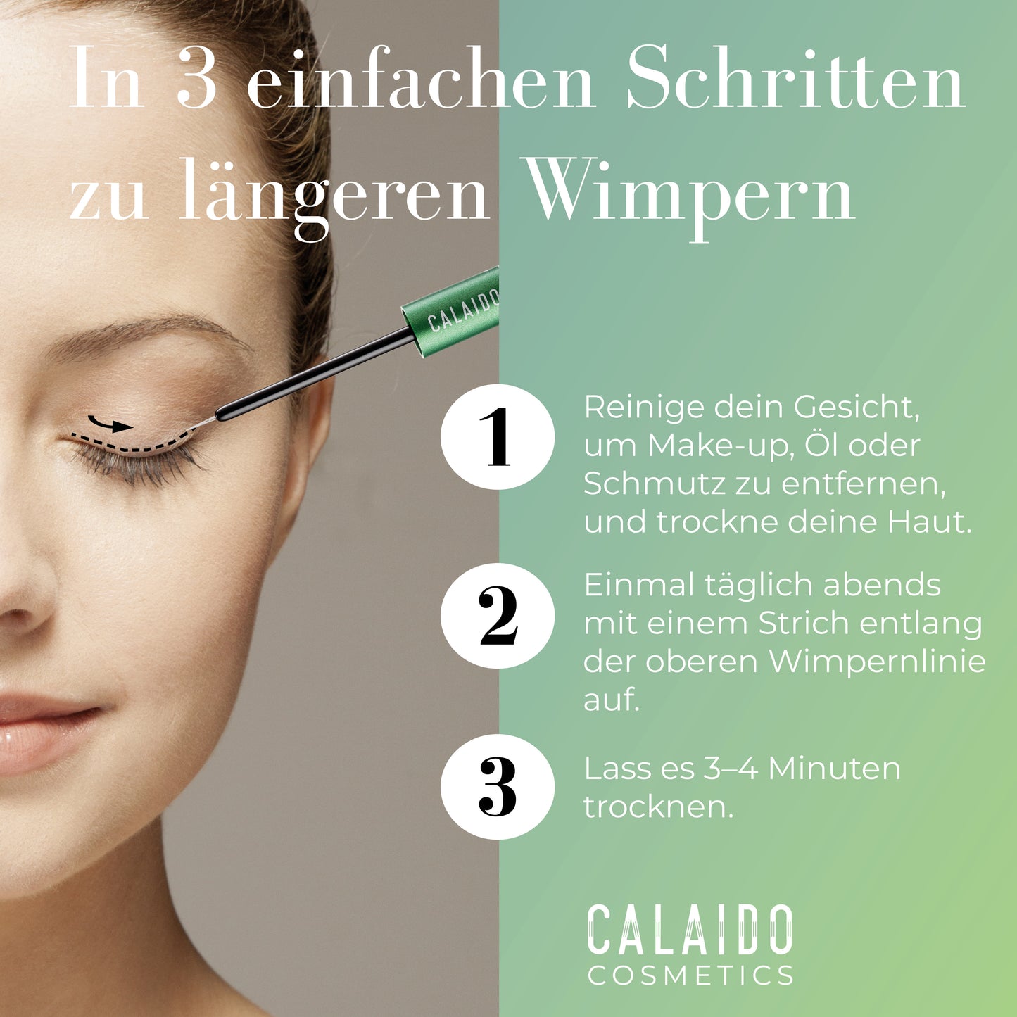 Calaido Eyelash Serum – Achieve Longer, Stronger, Fuller Lashes in Just 4 Weeks