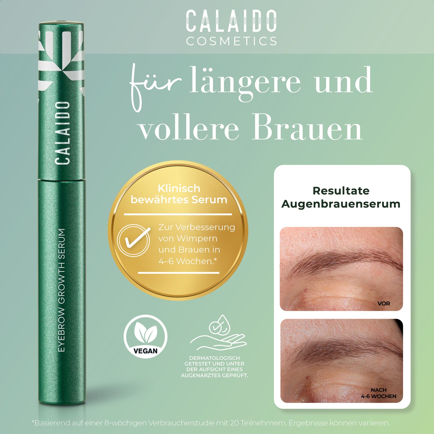 Calaido Eyebrow Serum – Fuller, Thicker Brows Naturally