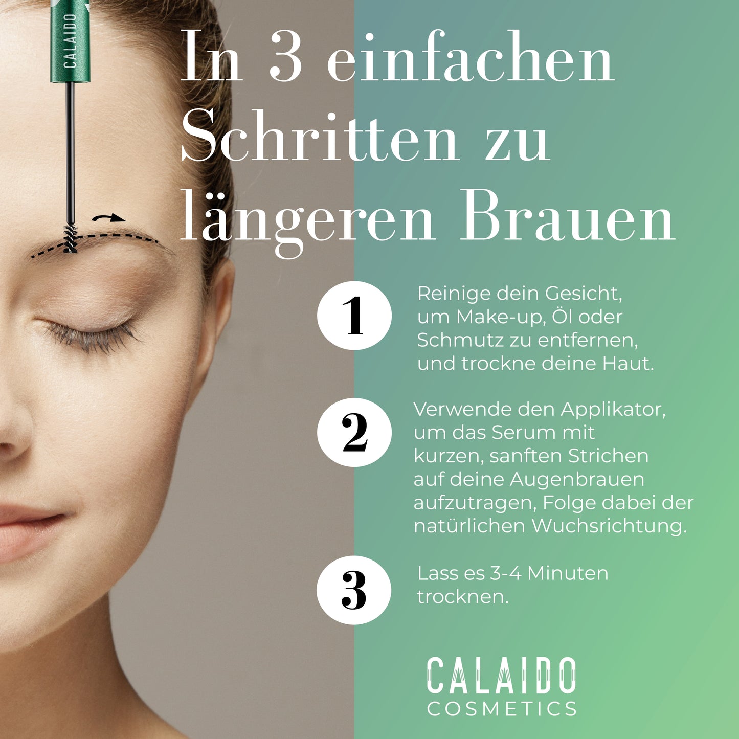 Calaido Eyebrow Serum – Fuller, Thicker Brows Naturally