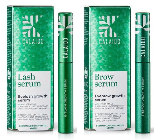 Calaido Lash & Brow Growth Duo – Longer Lashes & Fuller Brows Naturally